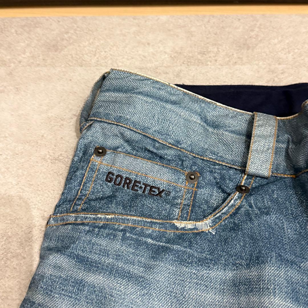 BURTON バートン　デニム　GORE-TEX スノボパンツ　ゴアテックス