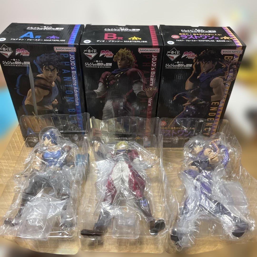 ジョジョの奇妙な冒険一番くじ ファントムブラッド＆戦闘潮流フィギュア3種