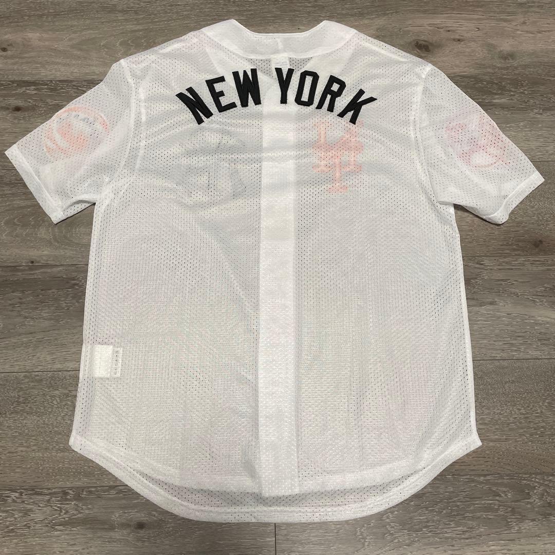 極美品Majestic MLB NY SUBWAY SERIES Jersey白