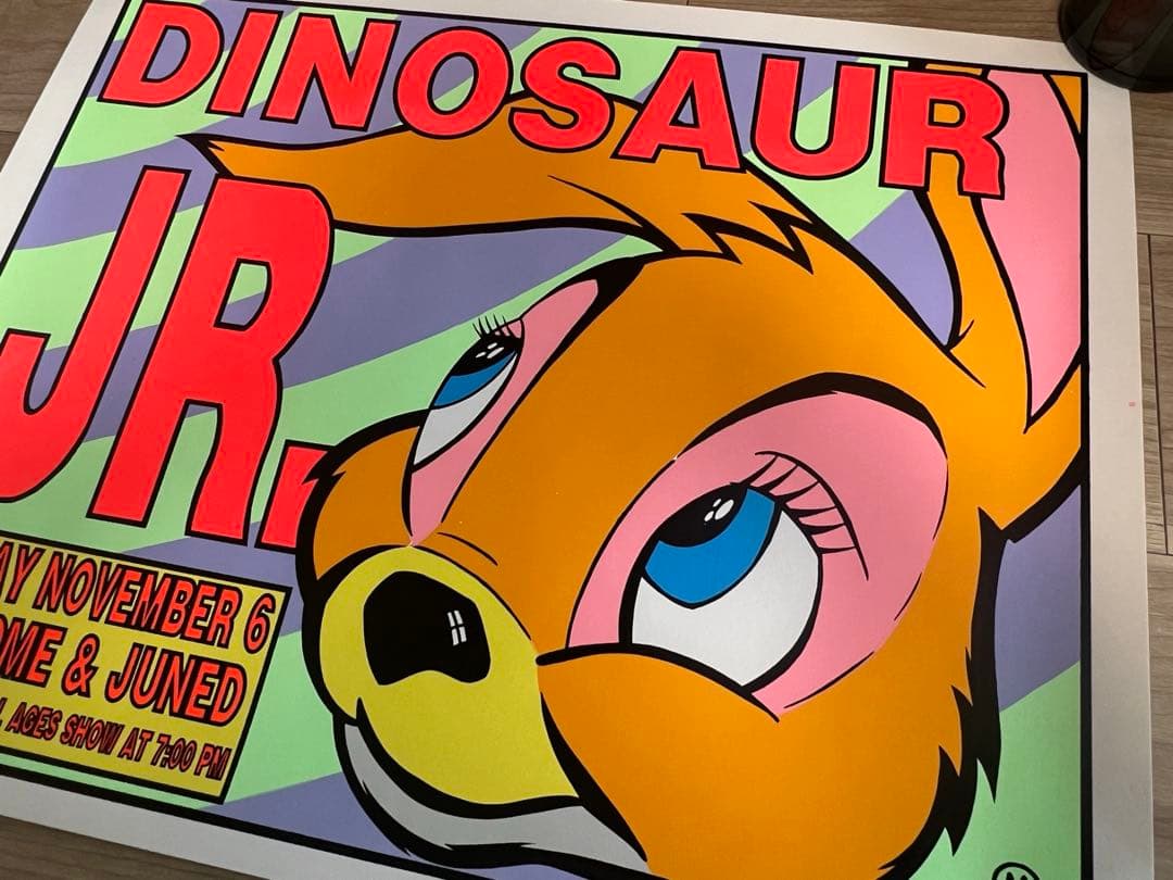 ※ラスト一枚※dinosaur jr シルクスクリーン frank kozik