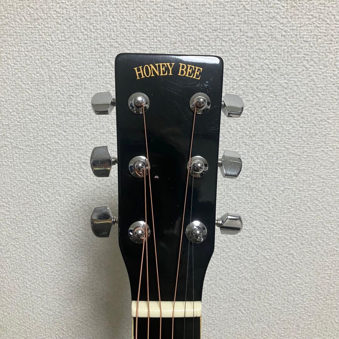 弦新品/HONEY BEE W-15BKハニービーアコースティックギターブラック