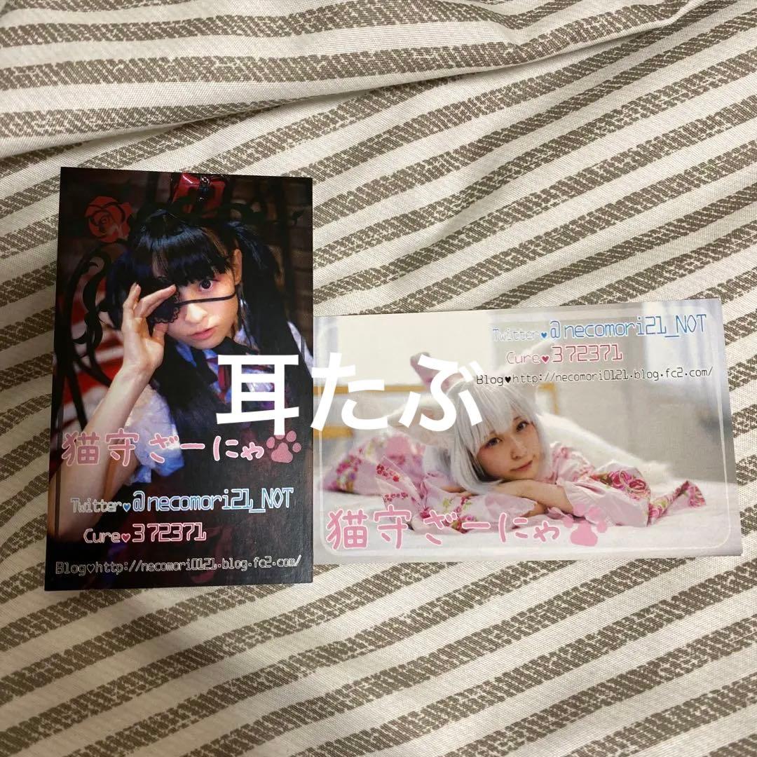 値引き星守紗凪◾︎猫守ざーにゃCDROM写真集GOTHIC DOLL 名刺2枚付き