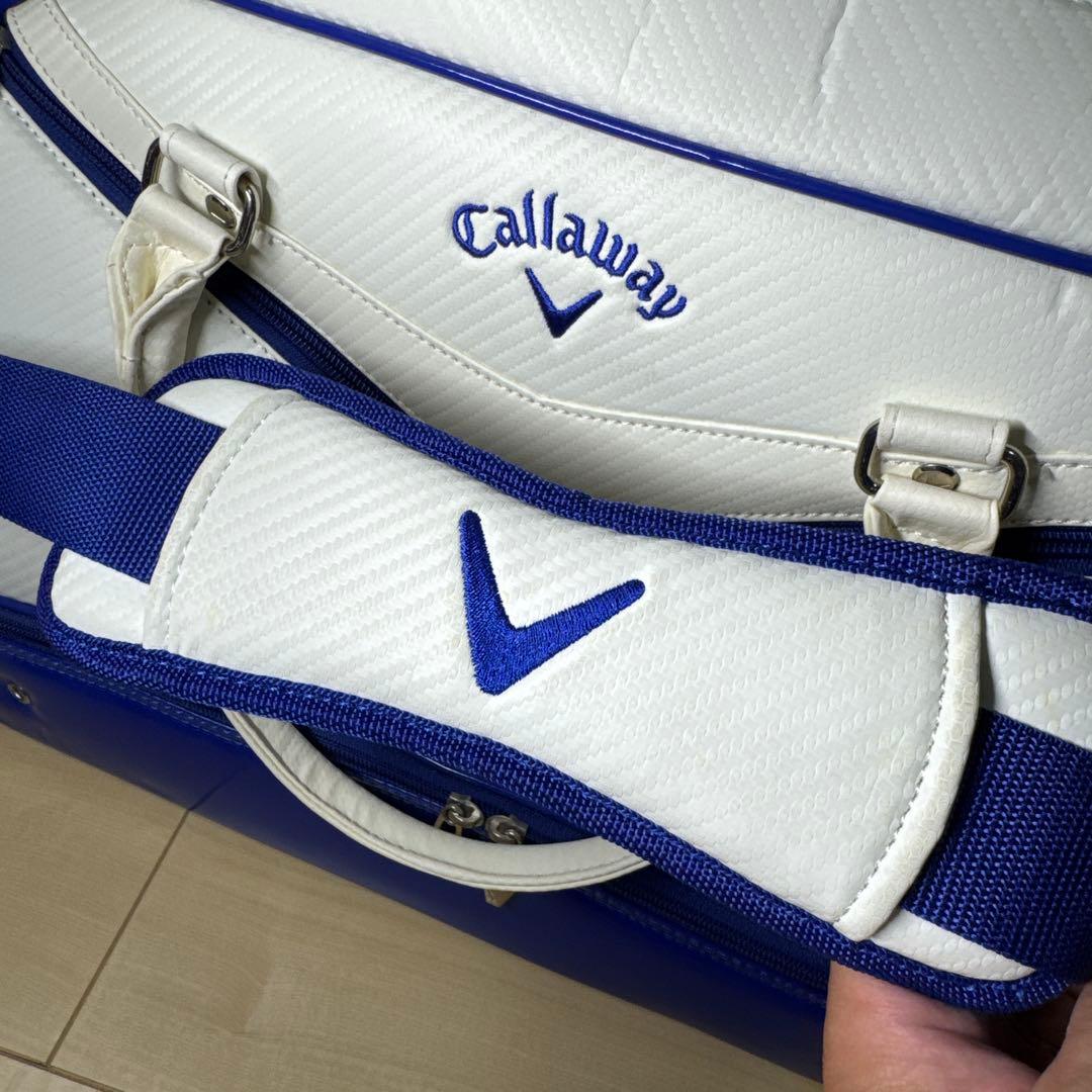 限定品　Callaway ANA ゴルフバッグ ボストンバッグ　白/青