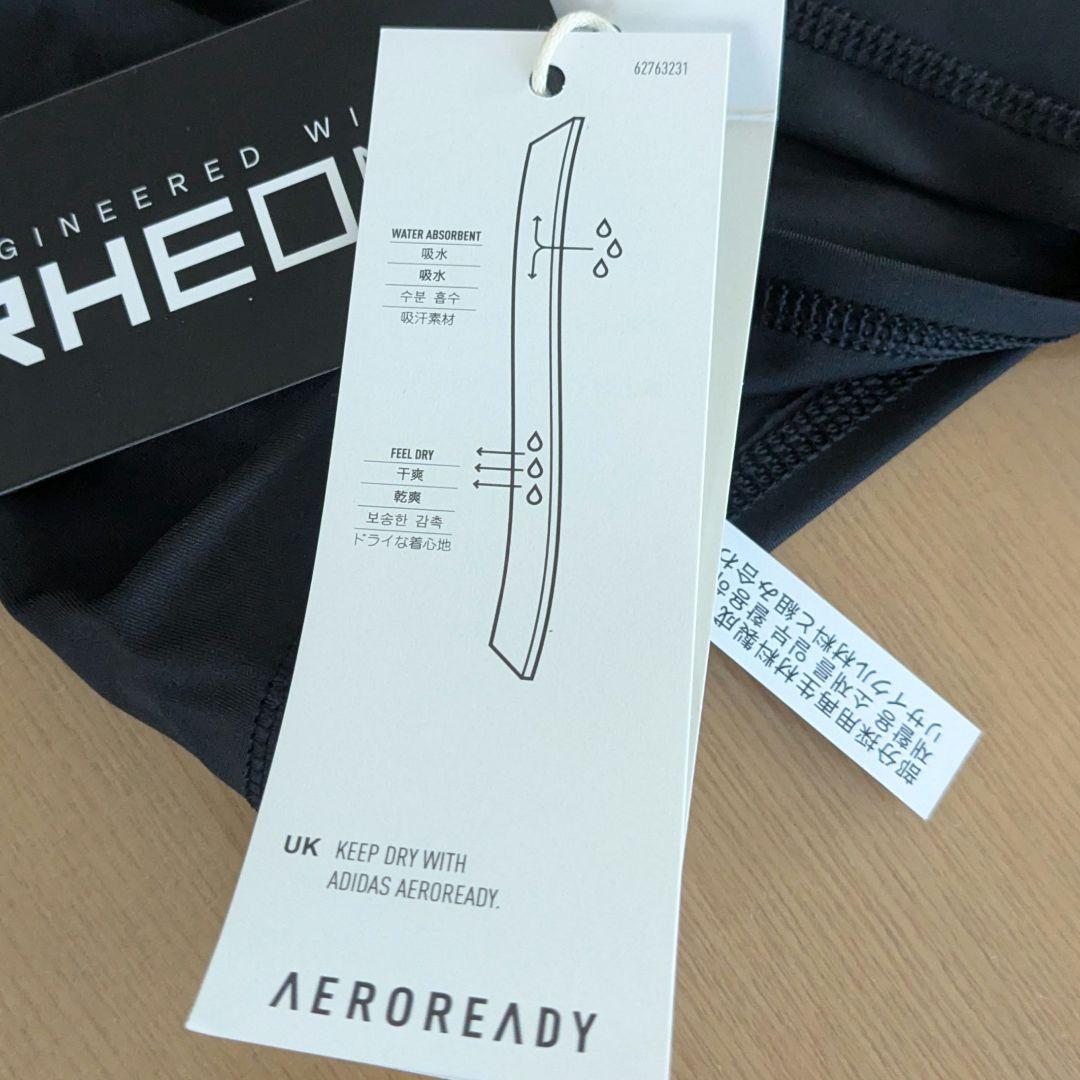 新品　adidas レディース　ブラック 長袖 トップス　　アンダーシャツ