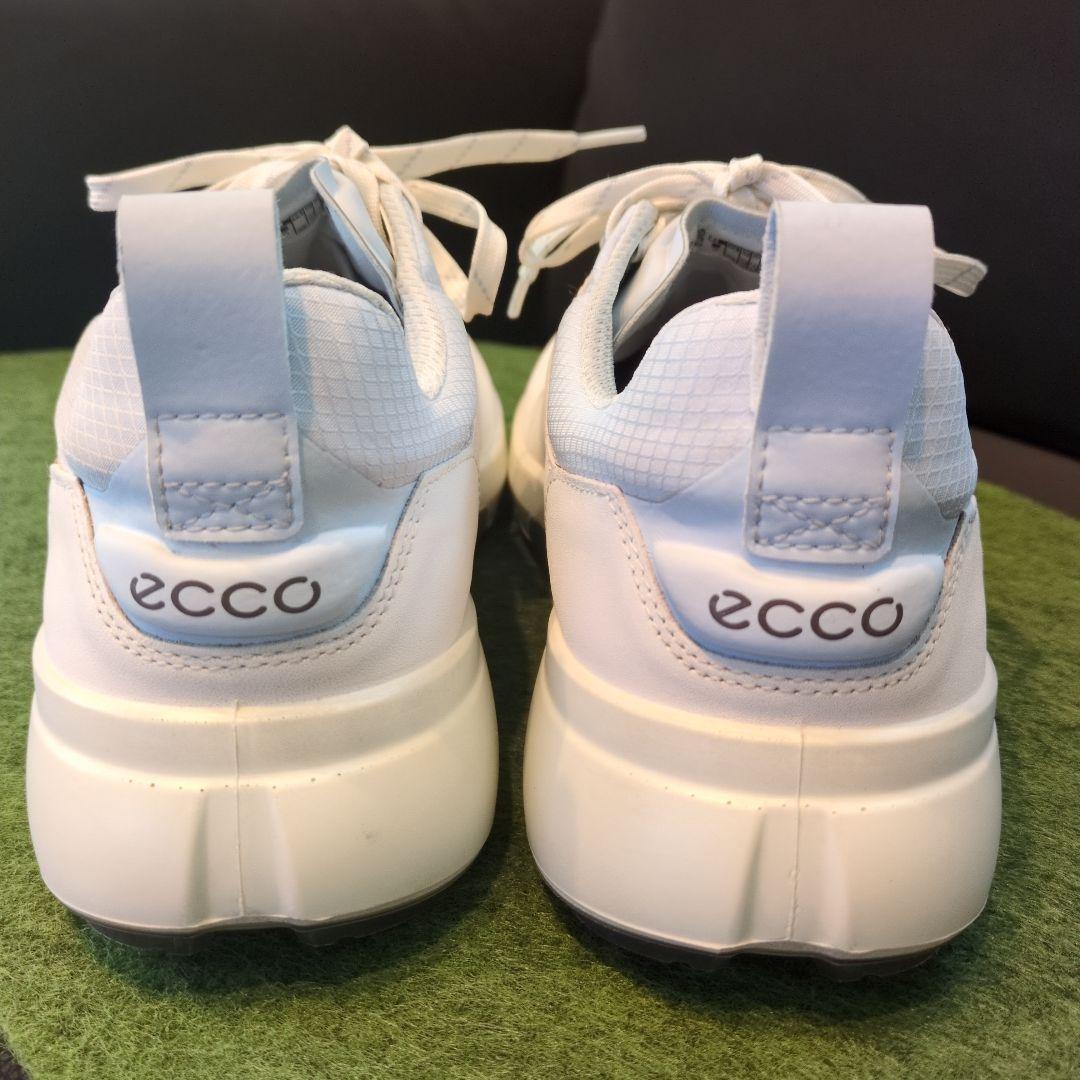 定価35200円 ECCO エコーバイオムH4ゴルフシューズ 40 ホワイト