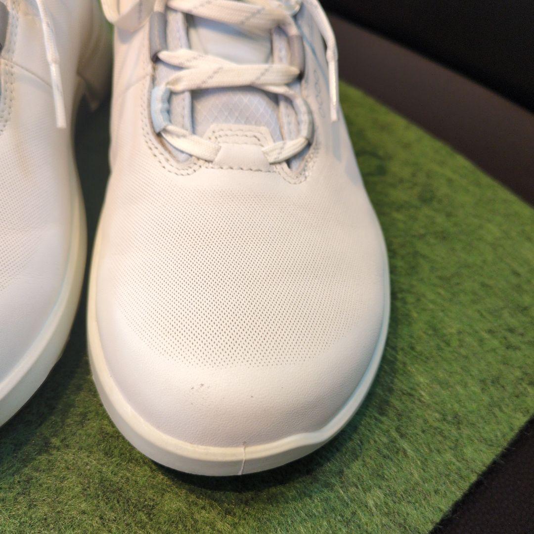 定価35200円 ECCO エコーバイオムH4ゴルフシューズ 40 ホワイト