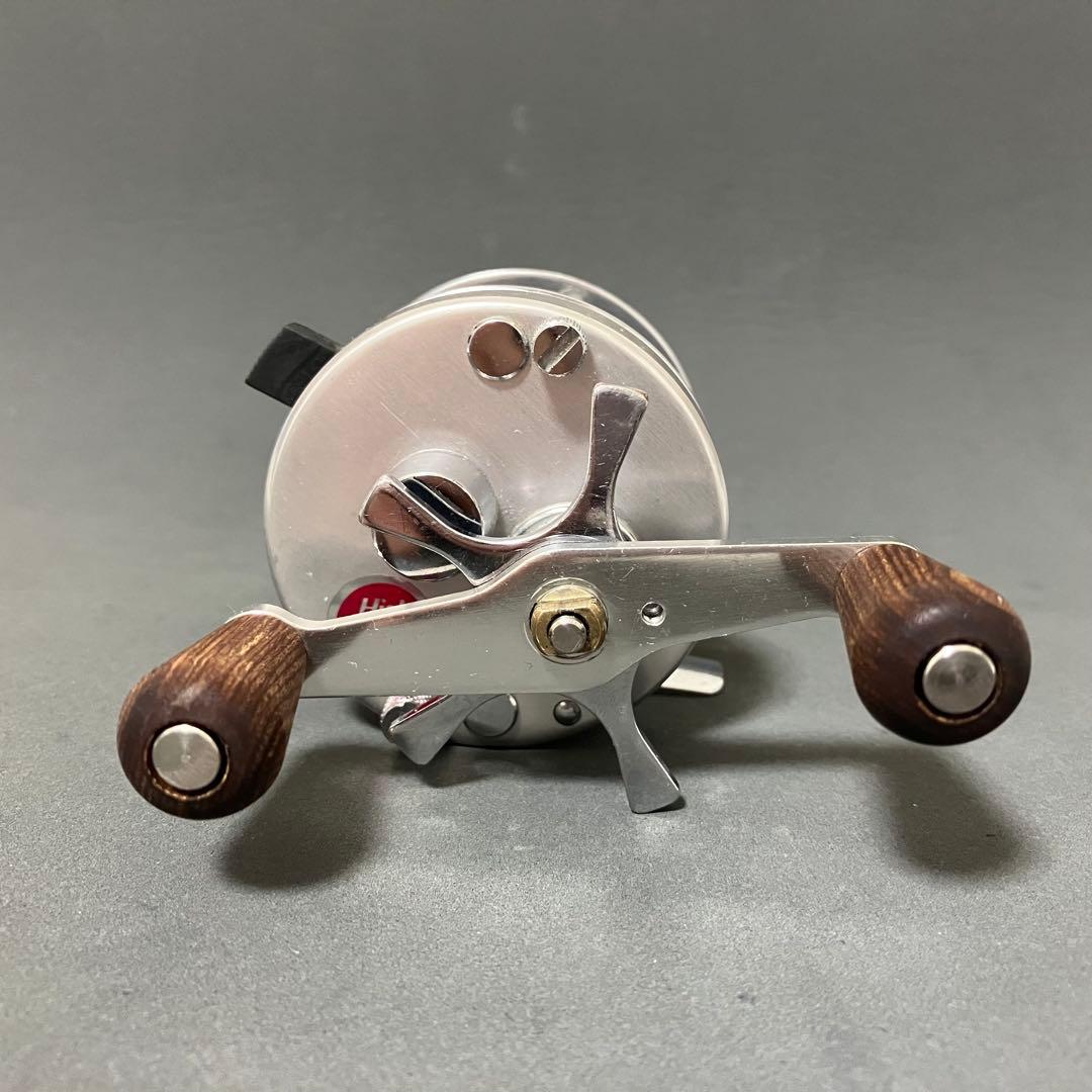 シマノ バンタム　ローズウッド製ノブリールハンドル　1970年代 SHIMANO