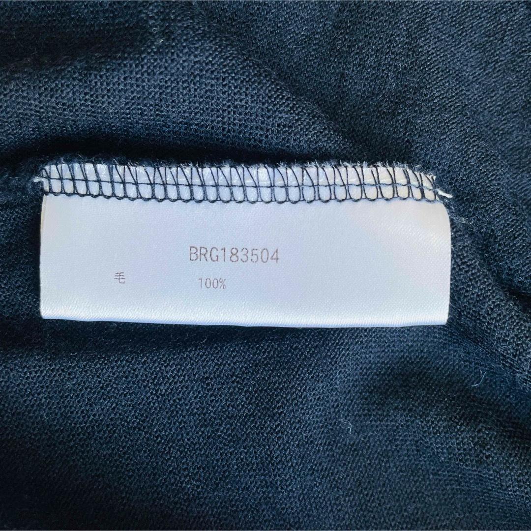 6803【美品】ブリーフィング　ハーフジップニットシャツ　長袖　レディース