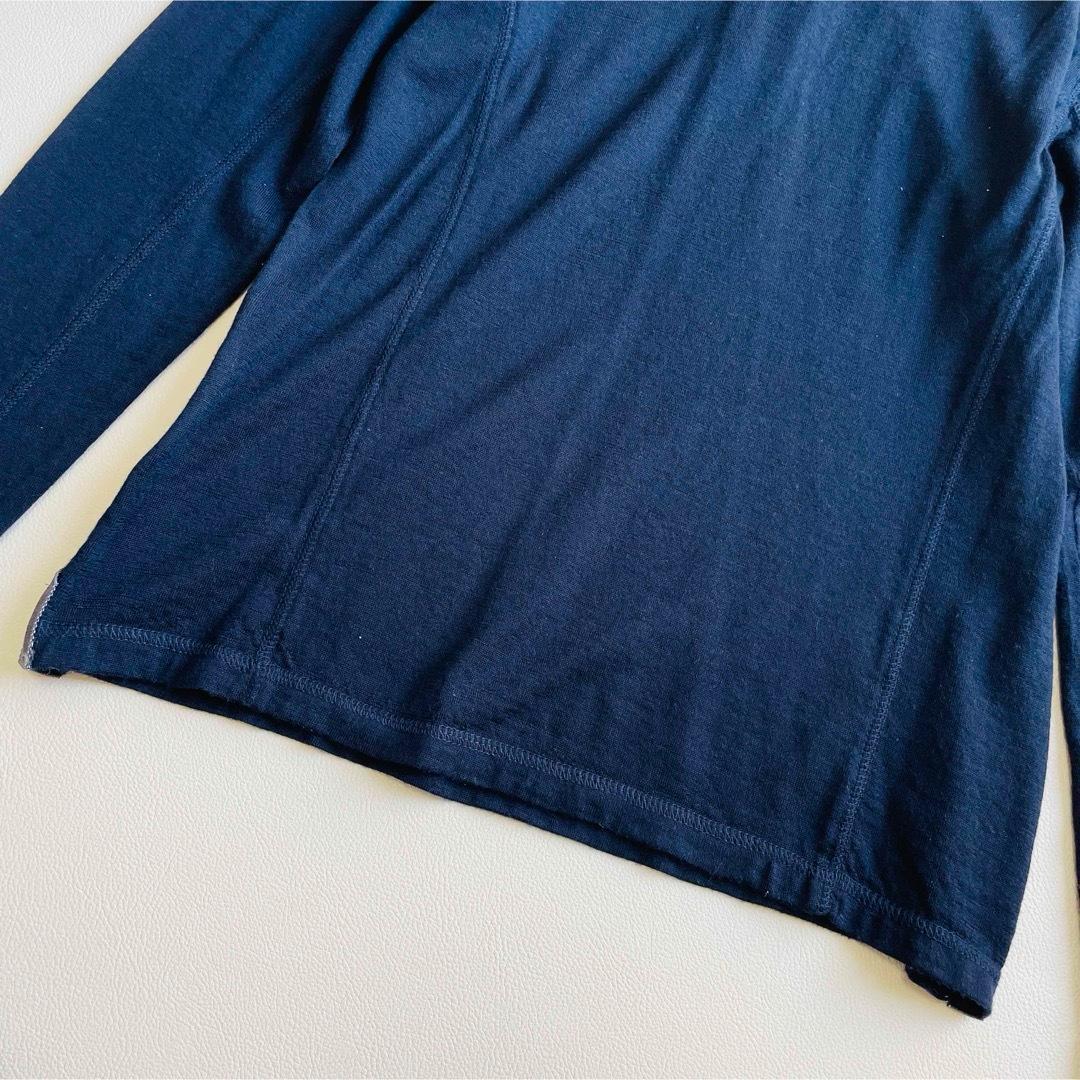 6803【美品】ブリーフィング　ハーフジップニットシャツ　長袖　レディース