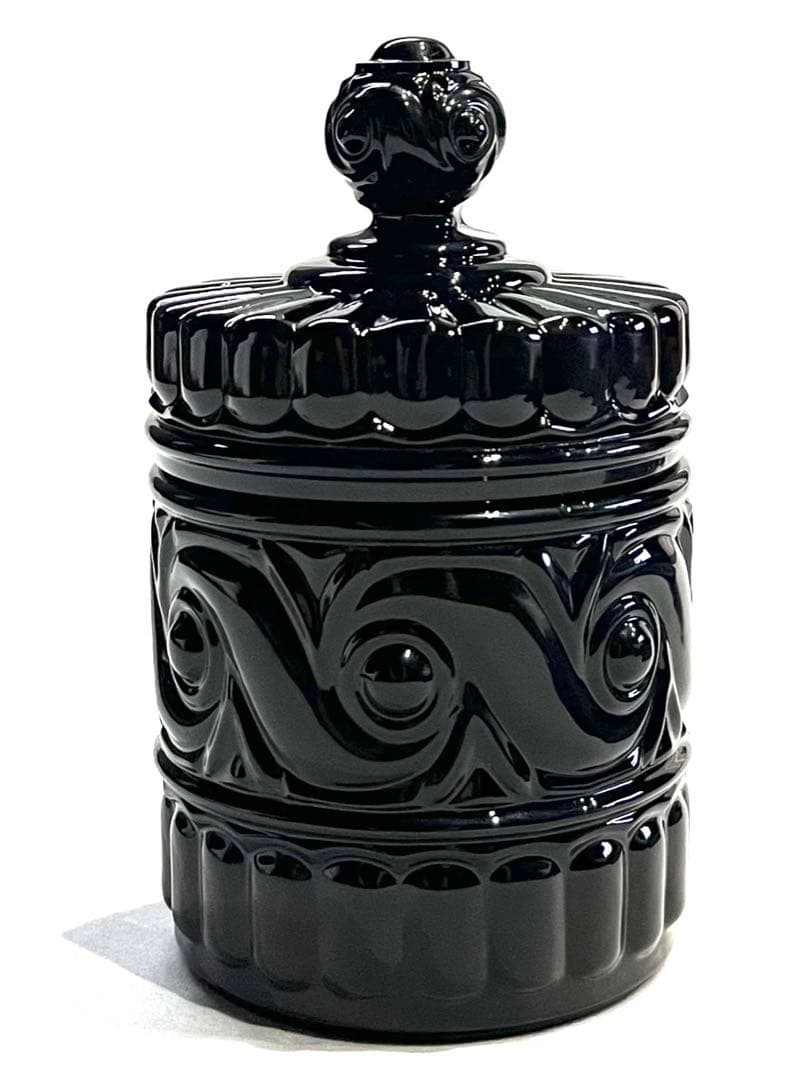 Baccarat バカラ / ※極美品 ブラッククリスタル　ルッセ 蓋物