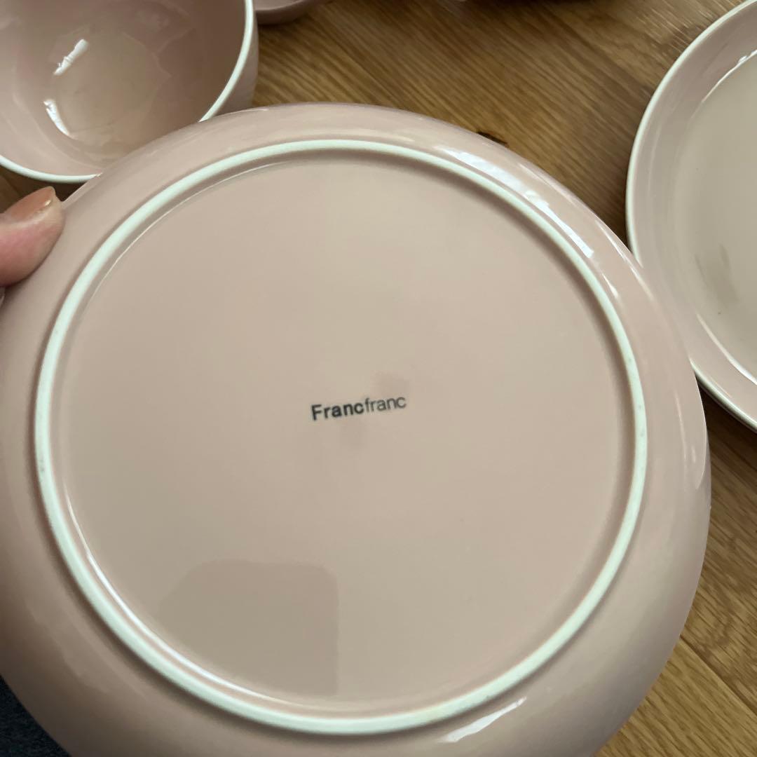 Franco franc くすみピンク 食器22点セット