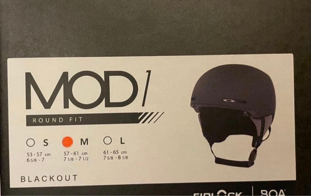OAKLEYオークリースノーヘルメット【MOD1】黒BOA-M