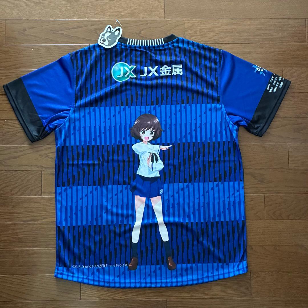 ガールズ＆パンツァー×水戸ホーリーホック コラボユニフォーム(秋山優花里)2XL