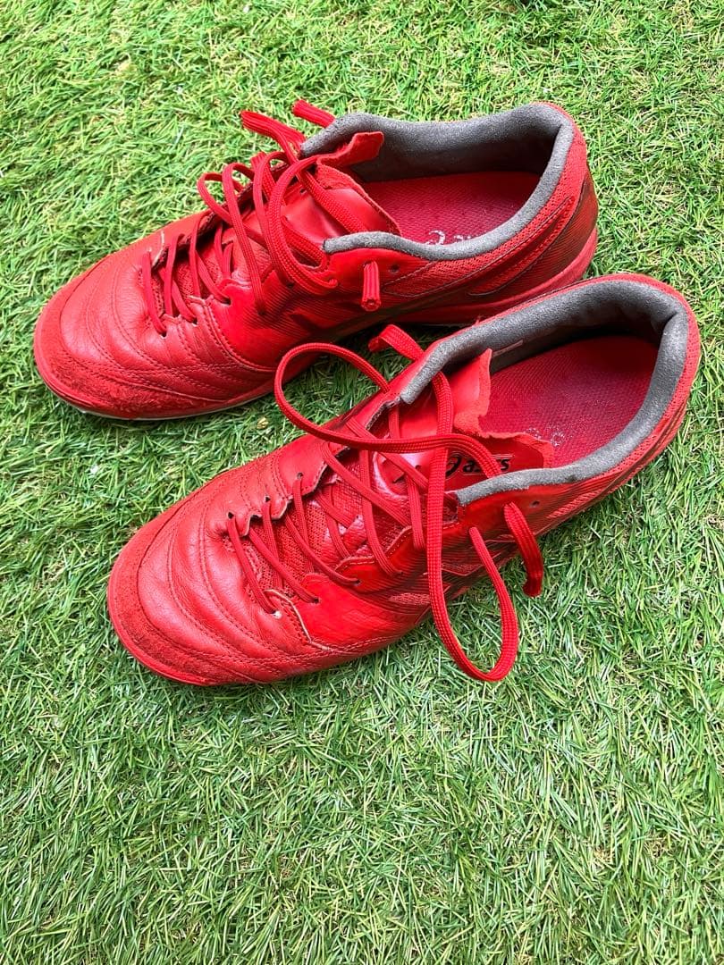 asics デスタッキ トレーニングシューズ 25.5cm 赤