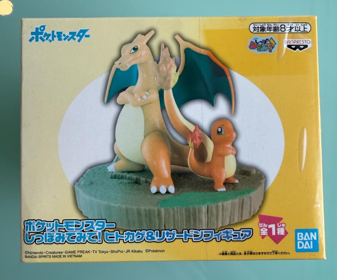 ポケモン しっぽみえてます！ヒトカゲ＆リザードン