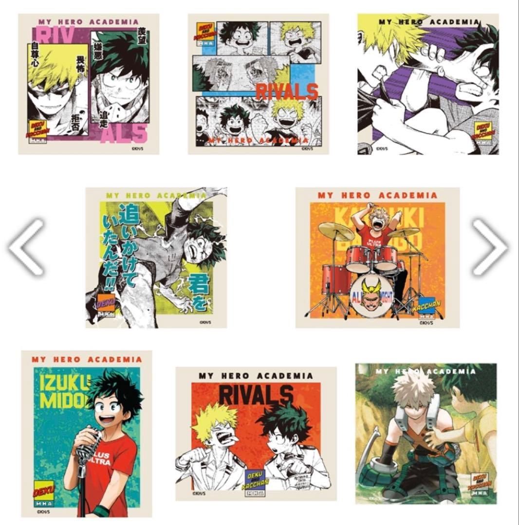 ヒロアカ アートステッカー RIVALS 全種セット