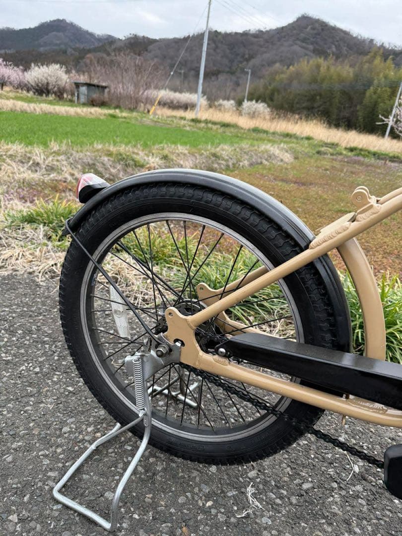 電動アシスト自転車 シティタイプ ベージュ