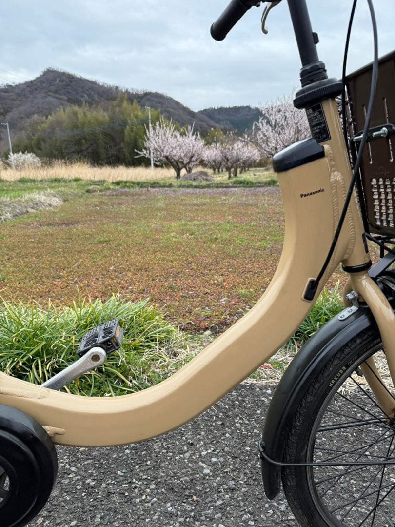 電動アシスト自転車 シティタイプ ベージュ