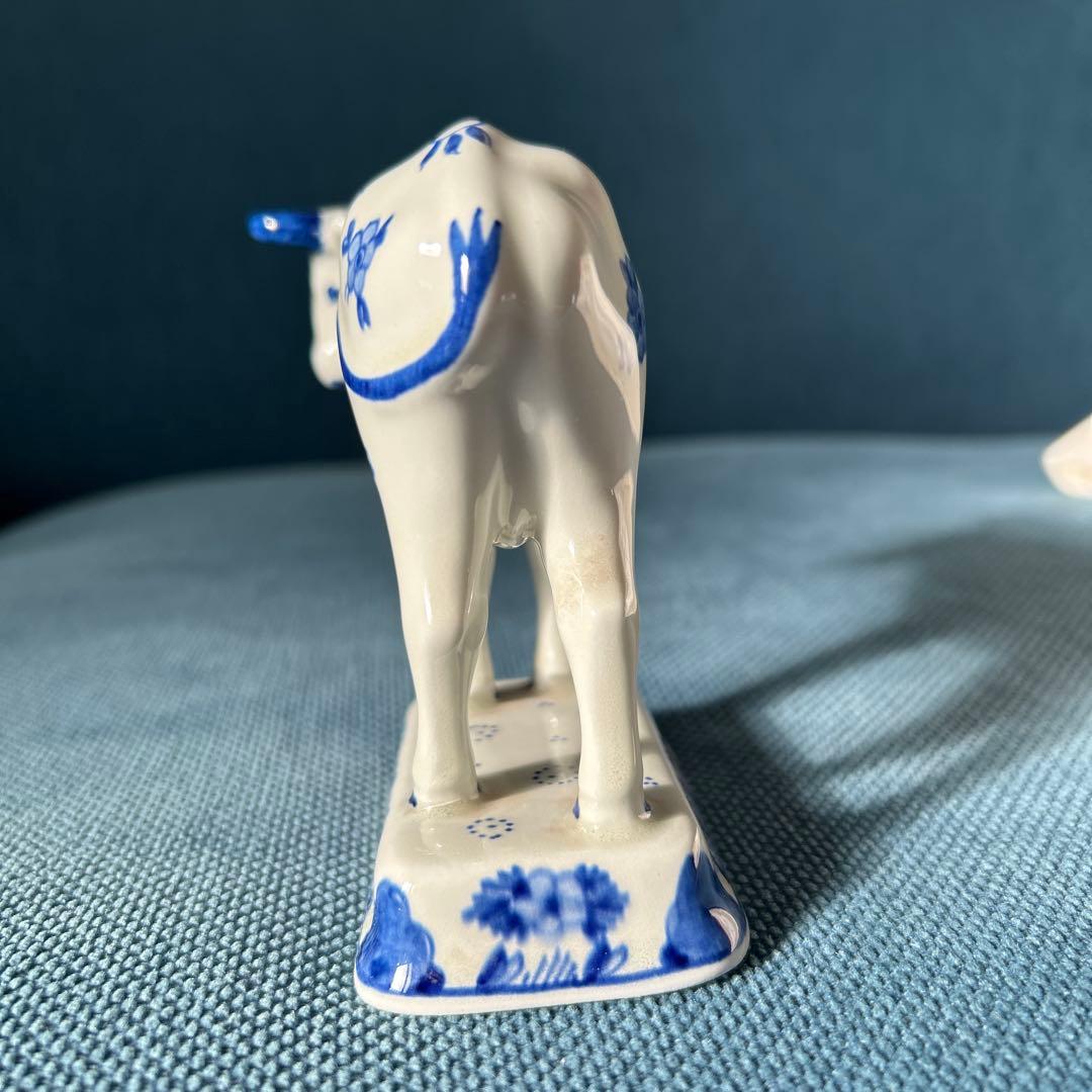 オランダ　デルフト フィギュリン　陶器　置物　　ハンドペイント