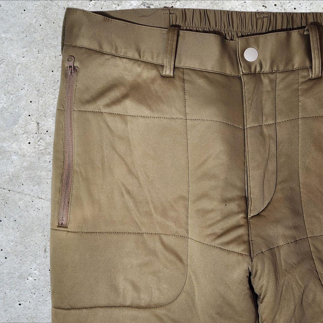 【良品】BEAMSGOLF ビームスゴルフ パデッドパンツ 中綿 カーキ M