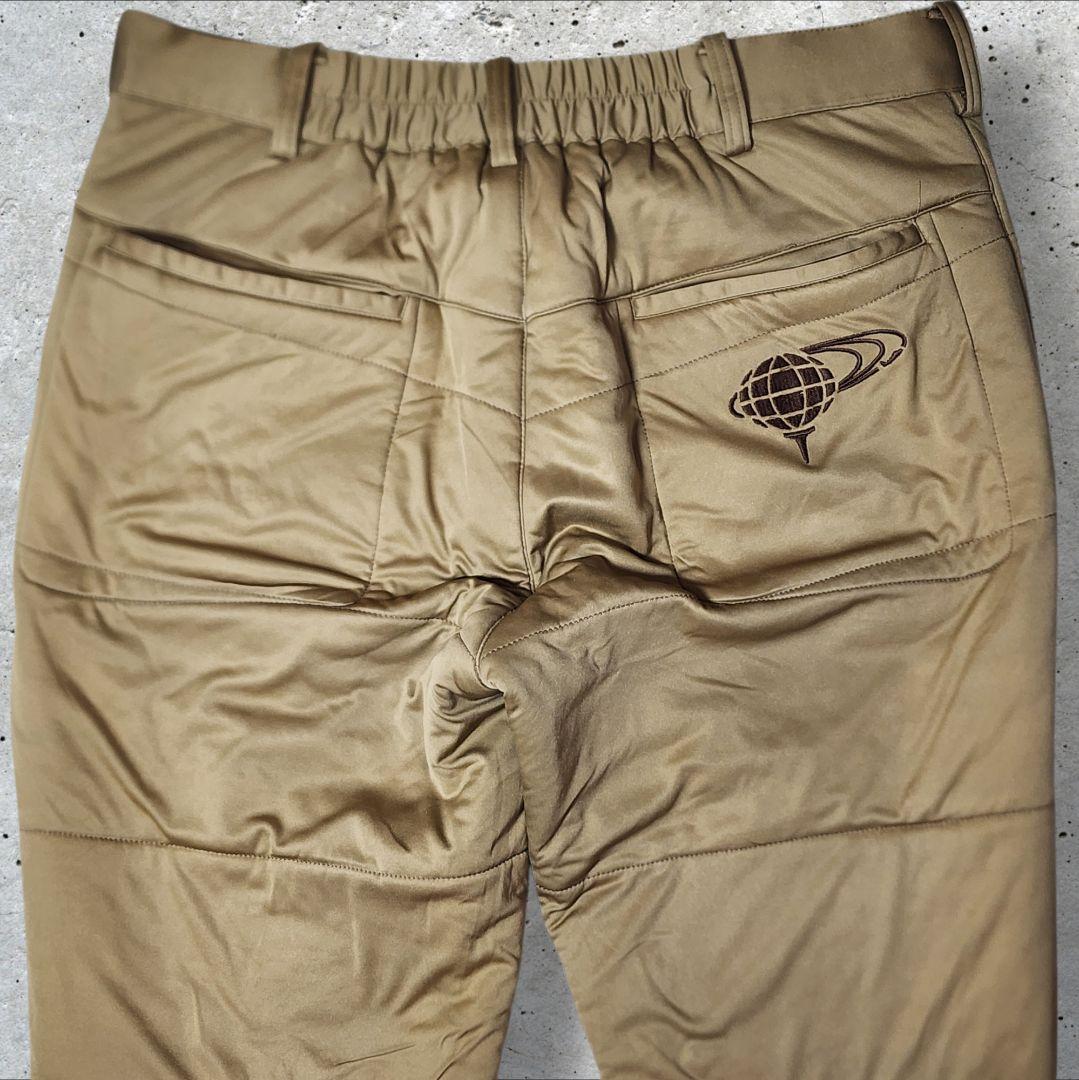 【良品】BEAMSGOLF ビームスゴルフ パデッドパンツ 中綿 カーキ M