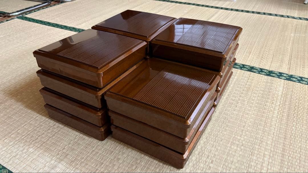 業務用 仕切り弁当箱 5つ固定仕切り 本体＋蓋セット（15セット）