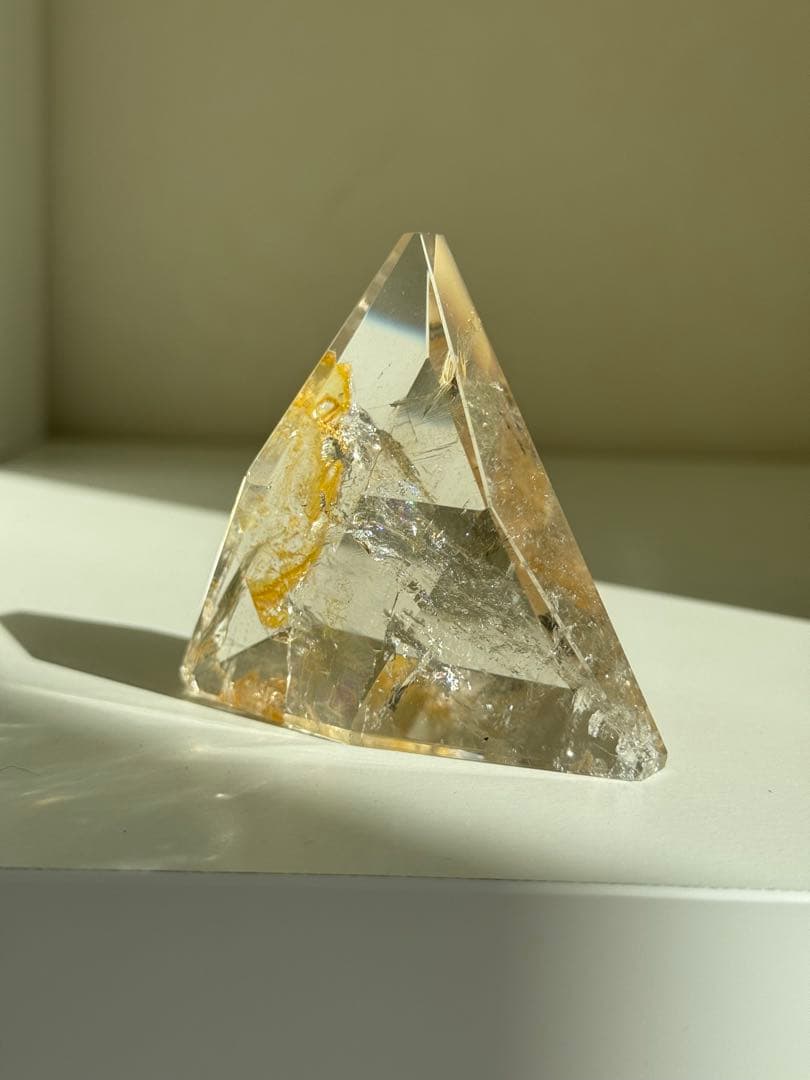 レムリアンシードクリスタル　トライアングル　ゴールデンヒーラー　水晶