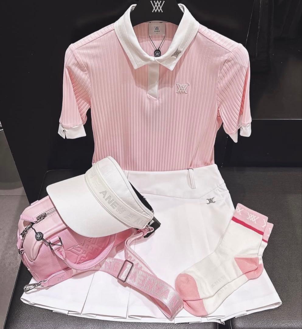 ☆ANEW GOLF☆ HALF SLEEVE SHORT T-SHIRT
