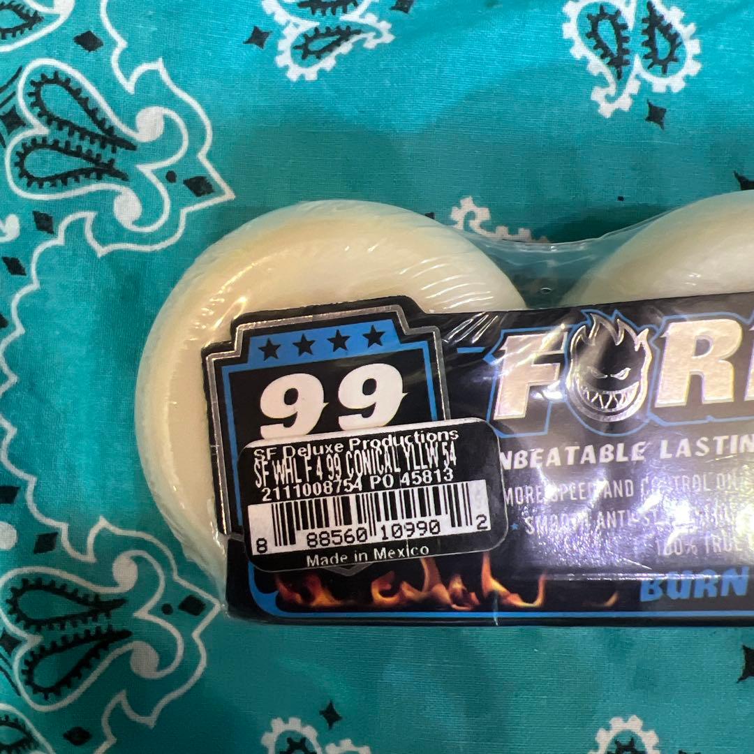 スケートボードウィール Formula Four 99D 54mm