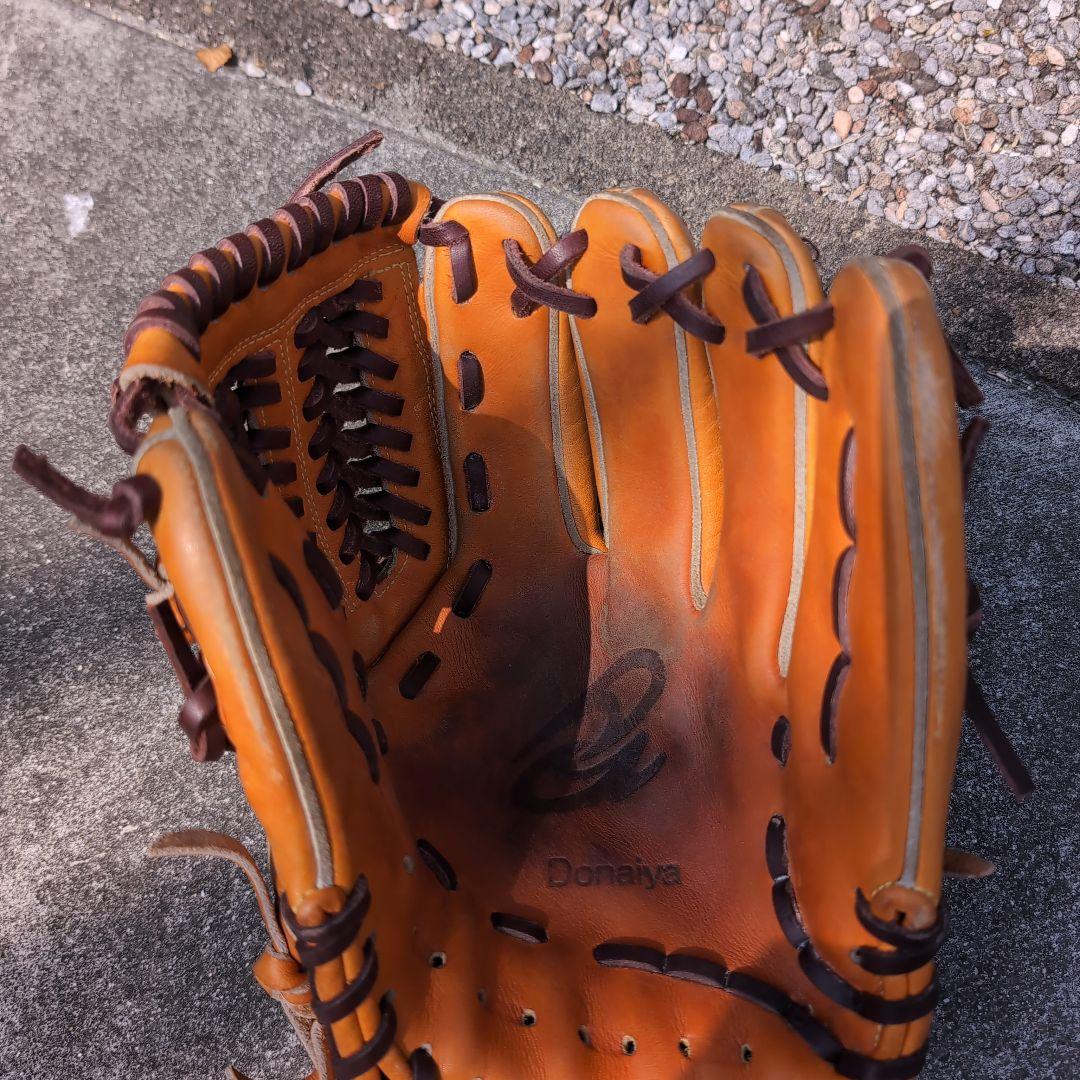 ドナイヤ　 軟式野球グローブ オレンジ