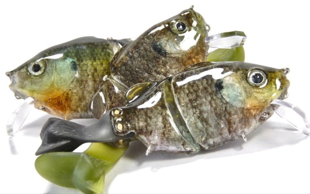 フレッシュベイトルアーズ　ギルロイドミニー　ブルーギル　魚皮