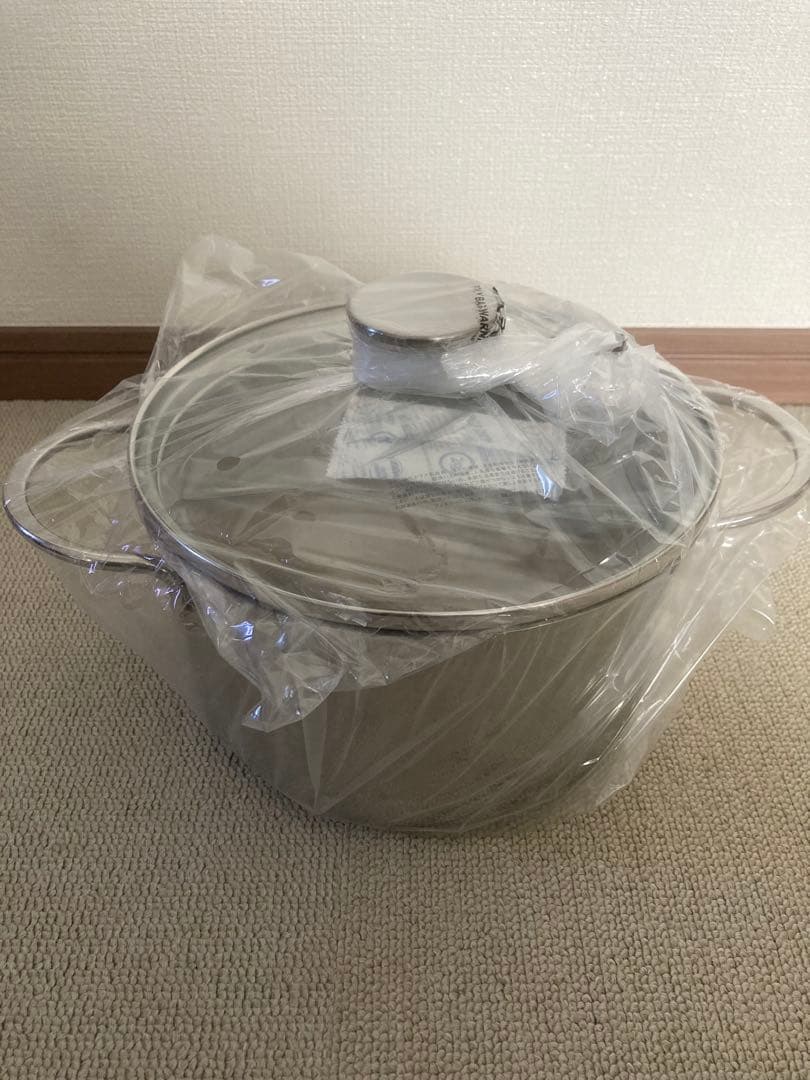 【新品】フィスラー コペンハーゲン 20cm シチューポッド ガラス蓋付き