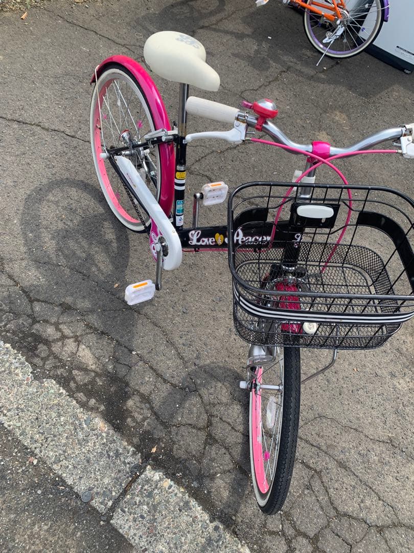 ジュニアサイクル　22インチ　女の子　あさひ自転車 札幌引取り限定