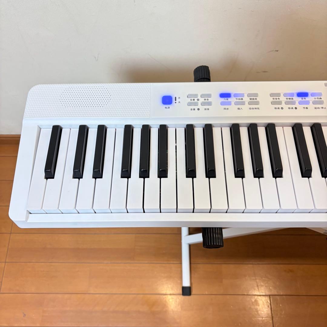 【動作良好•匿名配送】折りたたみ式 充電式 88鍵盤 電子ピアノ NM-3001