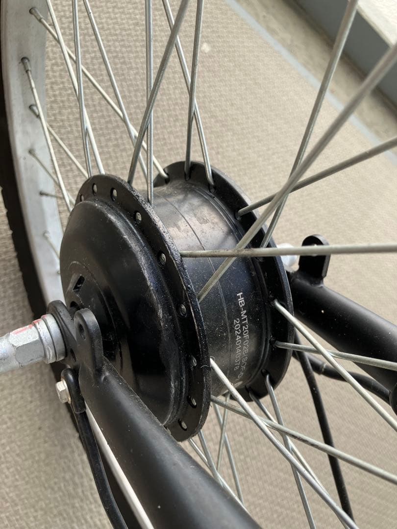 Lumiclo 電動アシスト折りたたみ自転車 黒