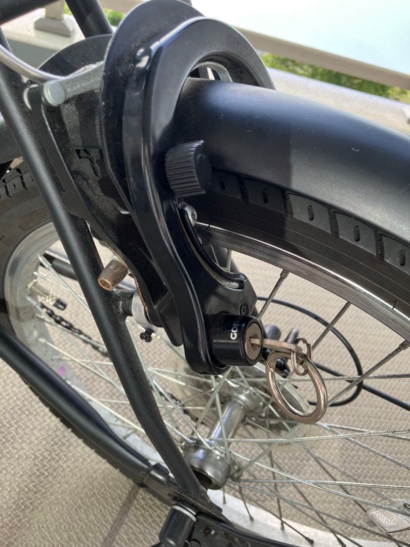 Lumiclo 電動アシスト折りたたみ自転車 黒
