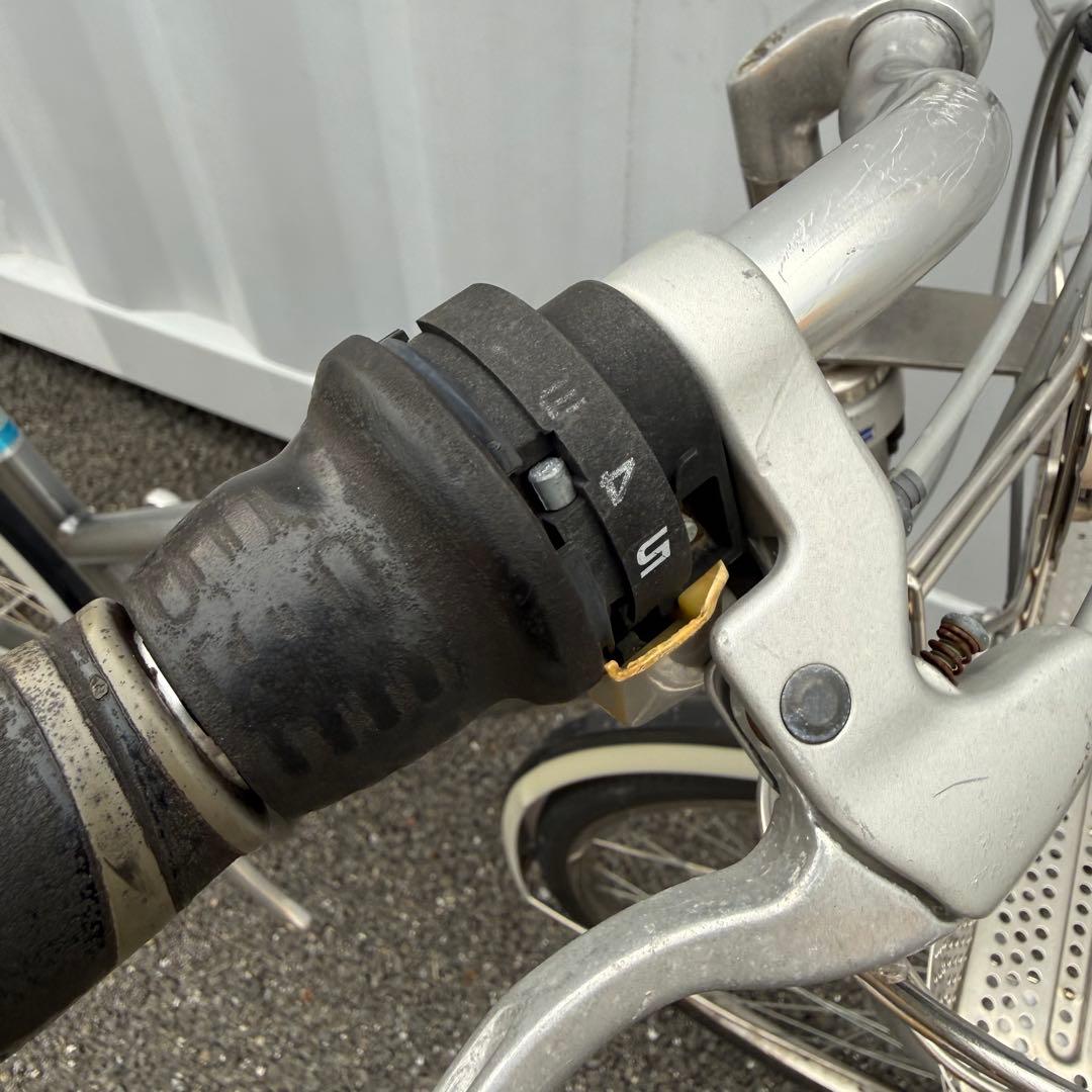 通勤通学用自転車 27インチ カゴ/変速機/オートライト付 定価10万円