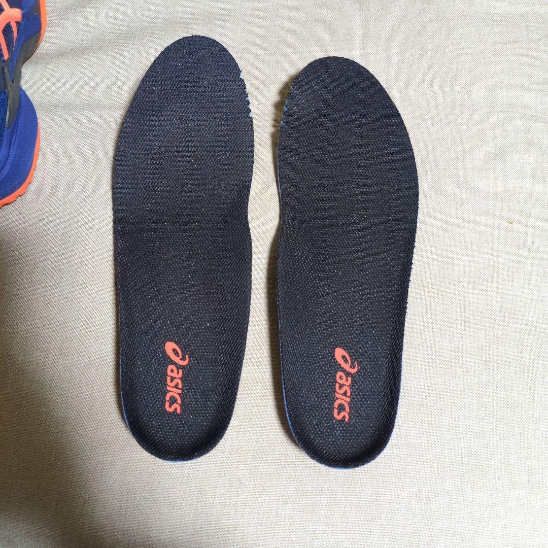 ASICS テニスシューズ オールコート　ネイビー/オレンジ