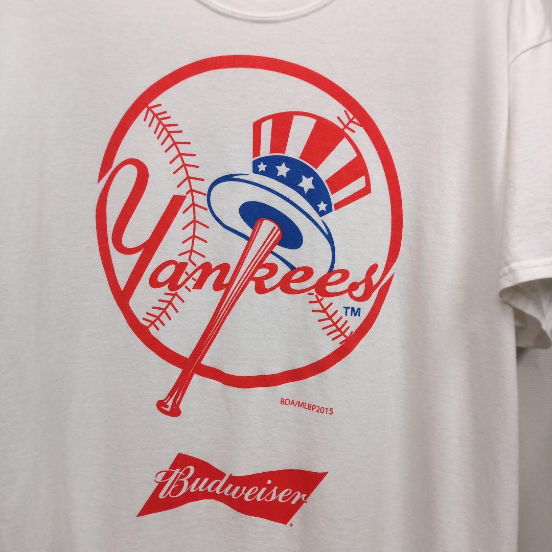 ビッグサイズ ニューヨーク ヤンキース バドワイザー Tシャツ MLB