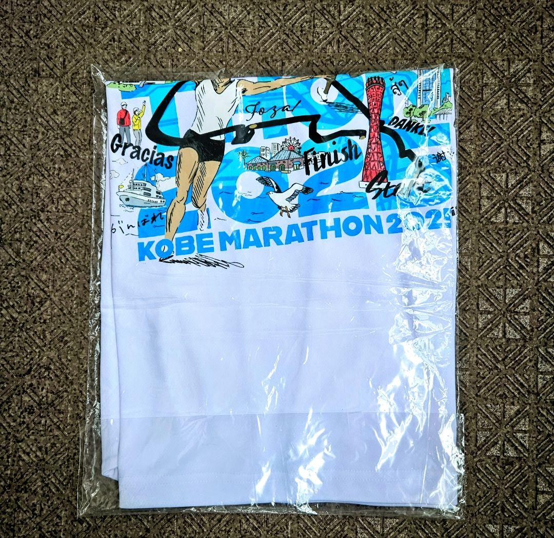 ★新品★神戸マラソン2025 参加賞Tシャツ メンズLサイズ