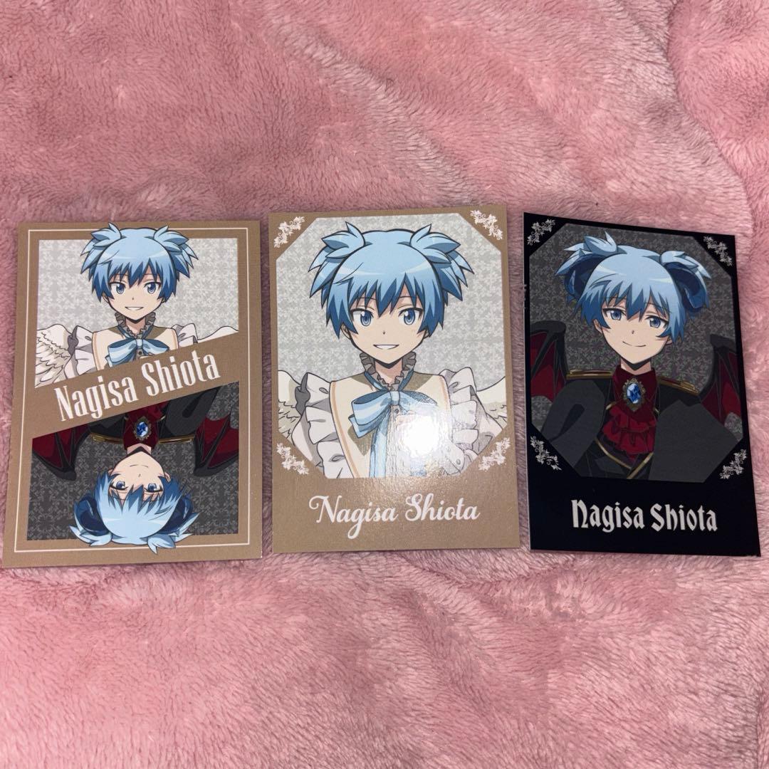 暗殺教室 ビックカメラ Angel devil 缶バッジ トレーディングカード