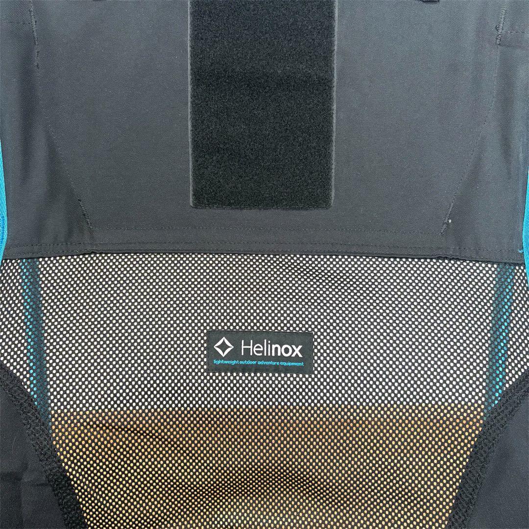 【美品】ヘリノックス サンセットチェア ブラック ブルーフレーム Helinox