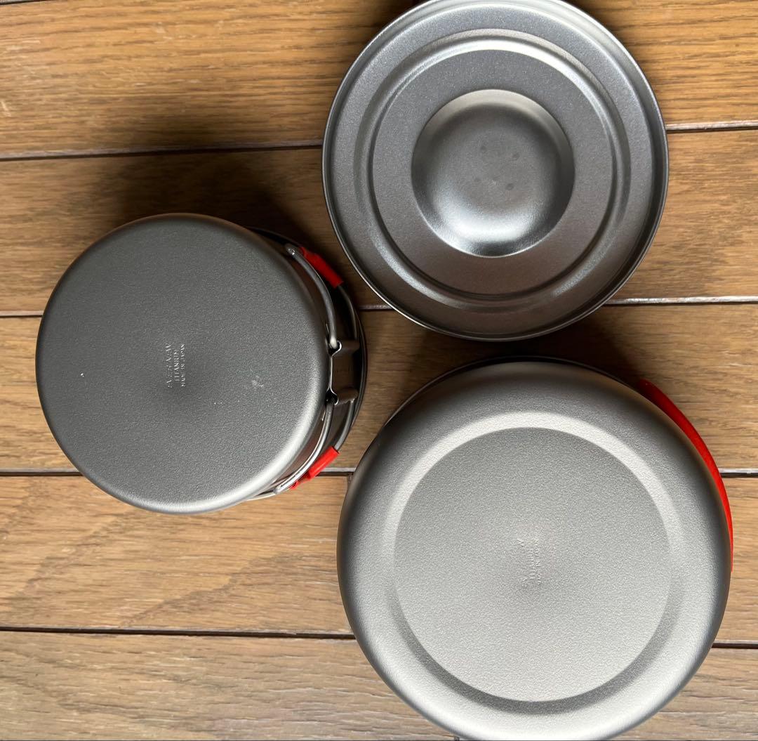 エバニューTi U.L. Pot 900とTi 570FD Cupセット　未使用