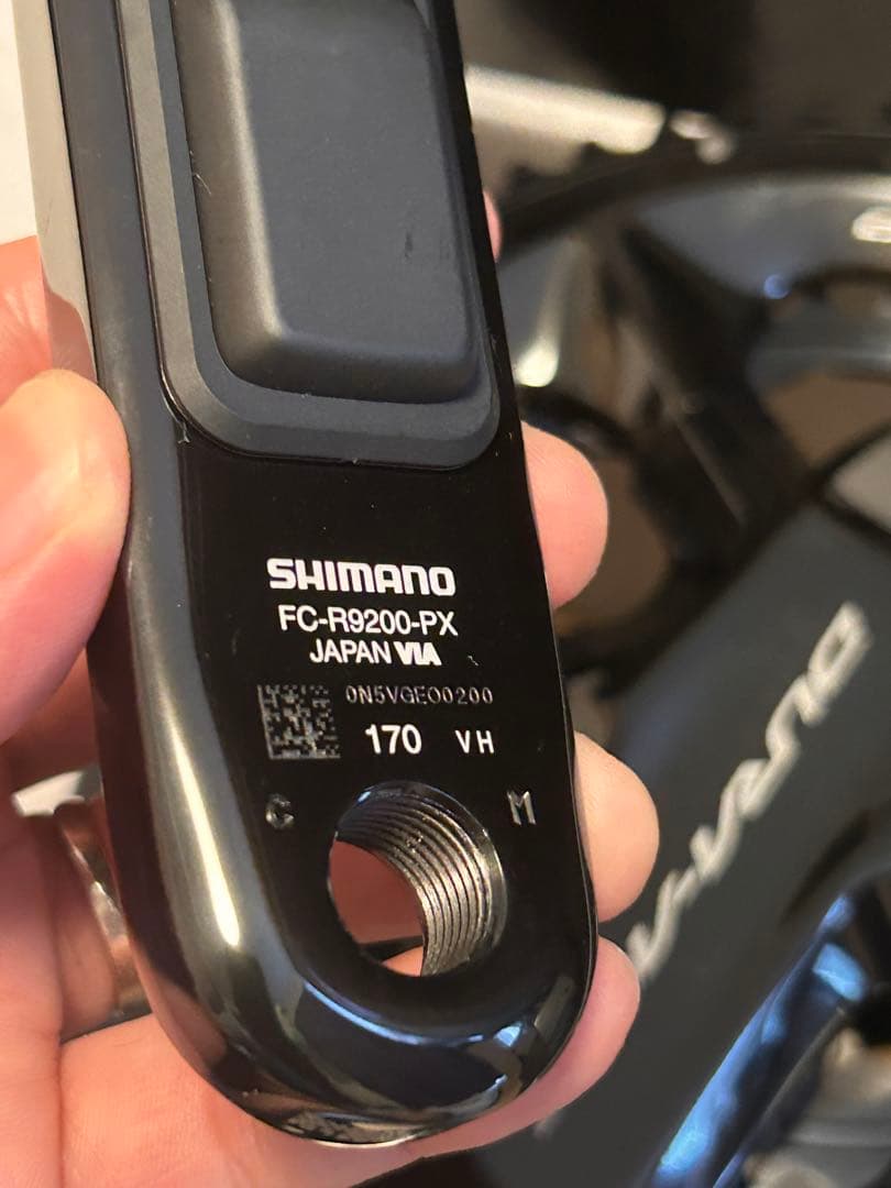 両側パワーメーター　DURA-ACE 9200 クランクセット ブラック