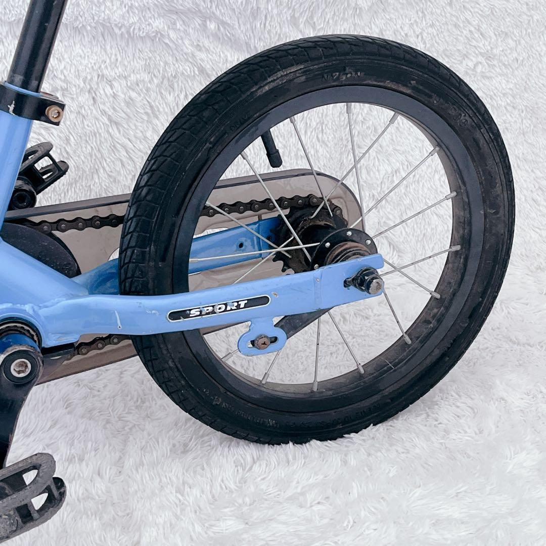 人気 ストライダー14X 海外製 純正スタンド付き ペダル スティールブルー