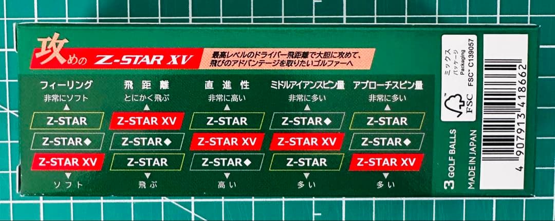 【新品】ダース売 2025年 日本正規品 スリクソン Z-STAR XV MT