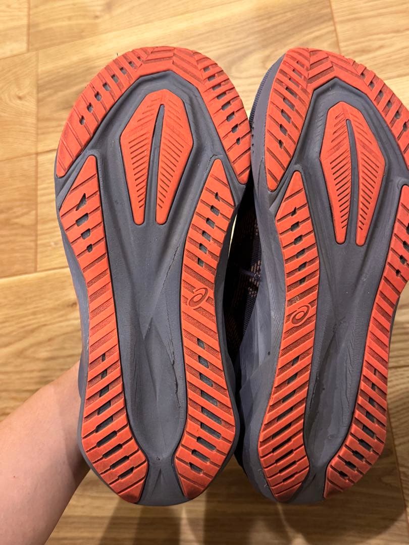 ASICS NOVABLAST 5 30km走行　ソックス付き