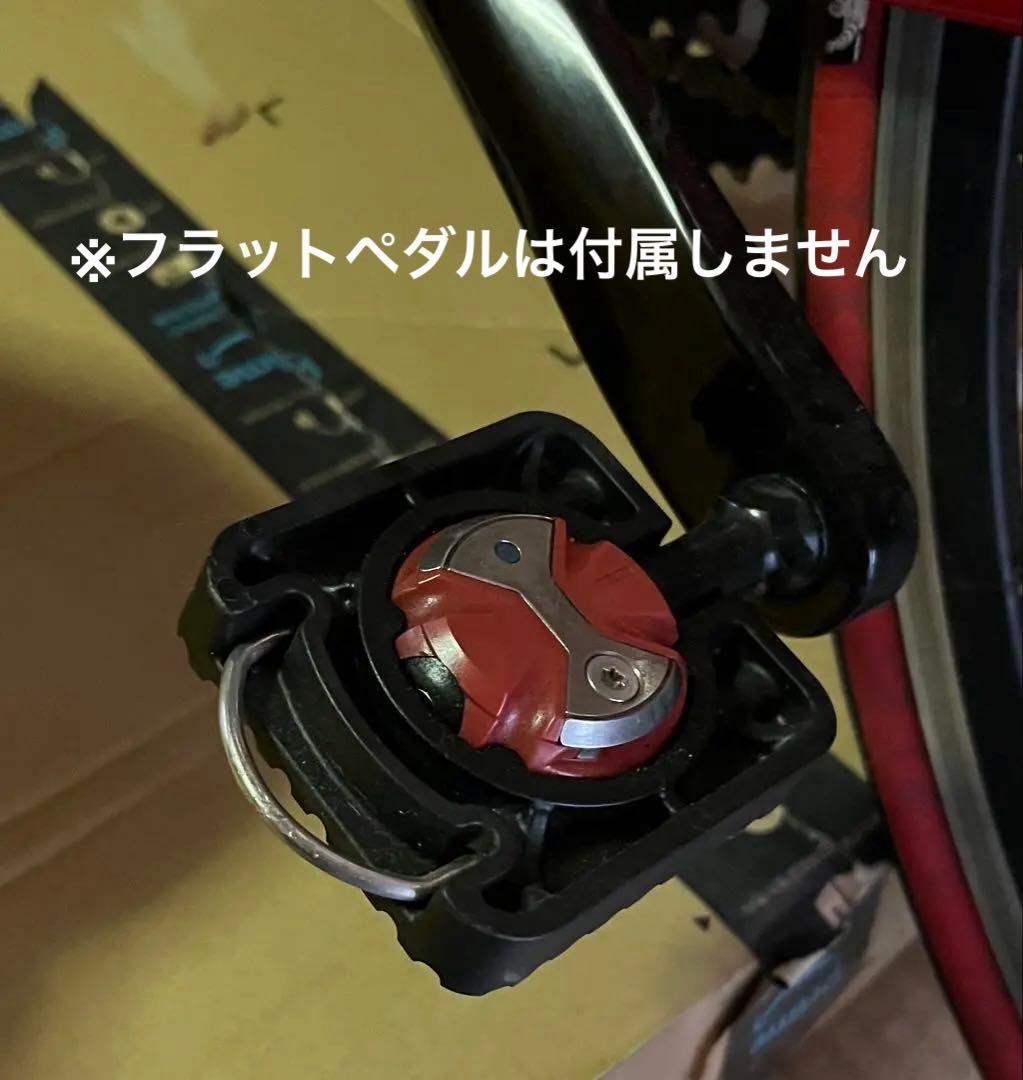 Speedplay ZERO ビンディングペダル クロモリシャフト レッド