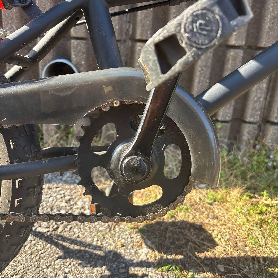子供用 自転車 街乗り BMX キッズ マットブラック　14インチ