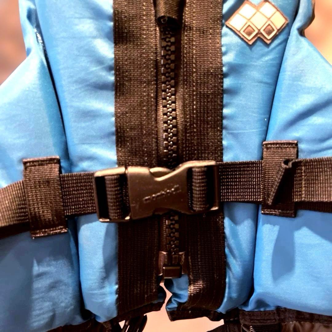 【mont-bell 】ライフジャケットフリーダム Kid's 125-155青